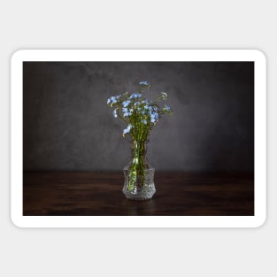 Forget-Me-Not Still Life Sticker